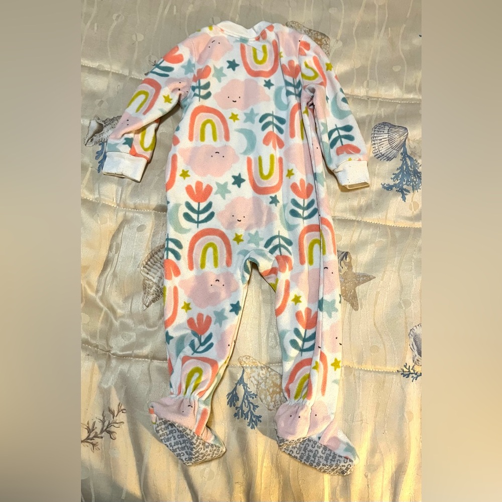 Carters Size 18 Months Zippered Footed Sleepers, Bundle of Three - Picture 5 of 7